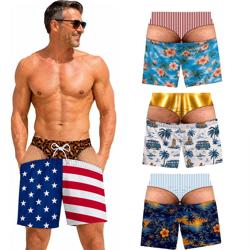 Zabawne męskie kąpielówki z na – Swim Trunk Quick Dry recenzja i cena