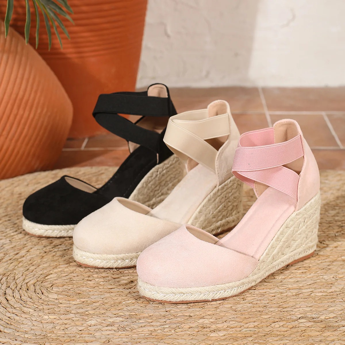 Damskie espadryle na koturnie  – Espadrille Slip On recenzja i cena