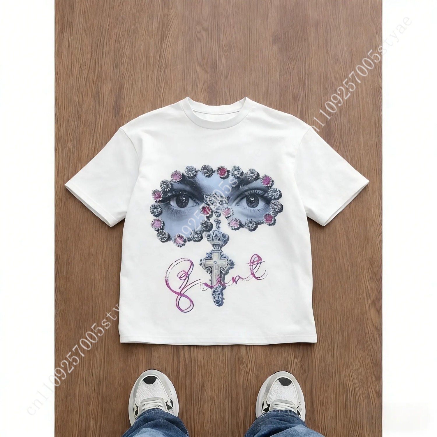 Męska koszulka z grafiką o luź – Tee Graphic Print recenzja i cena