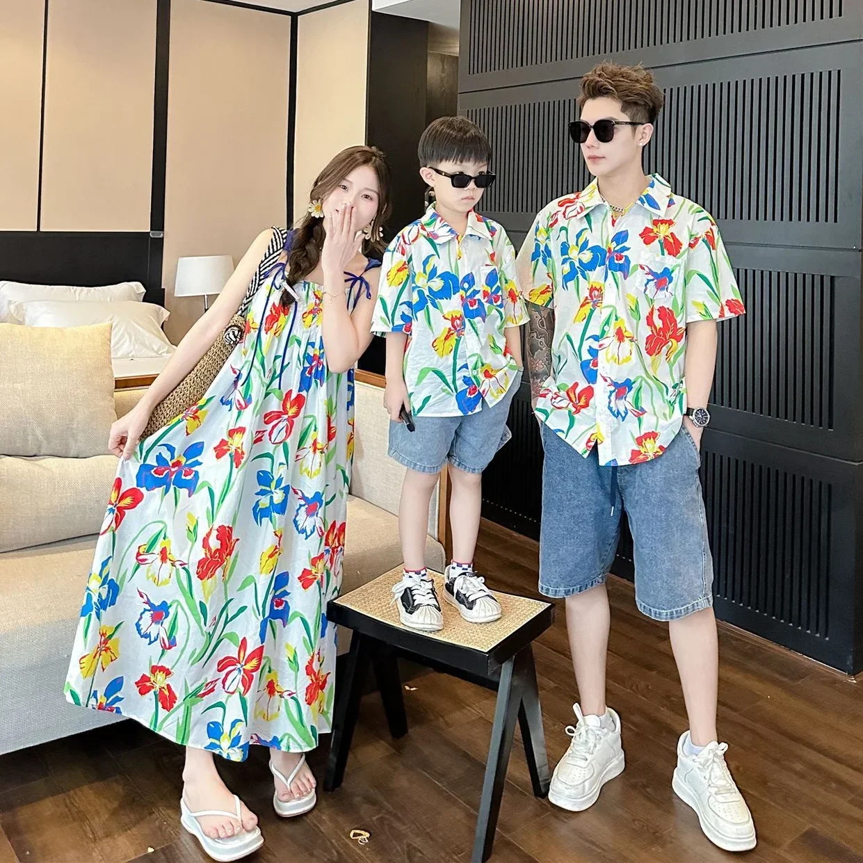 VacationClothes Korean Mommy a – Resort Shirt Floral recenzja i cena